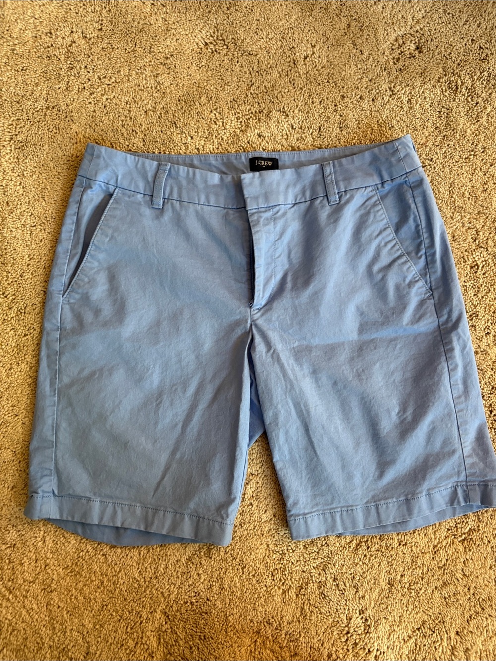 J. Crew Women's Light Blue Chino Bermuda Shorts